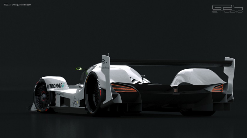 Illustration for article titled Mercedes unveils LMP1 contender for 2016!